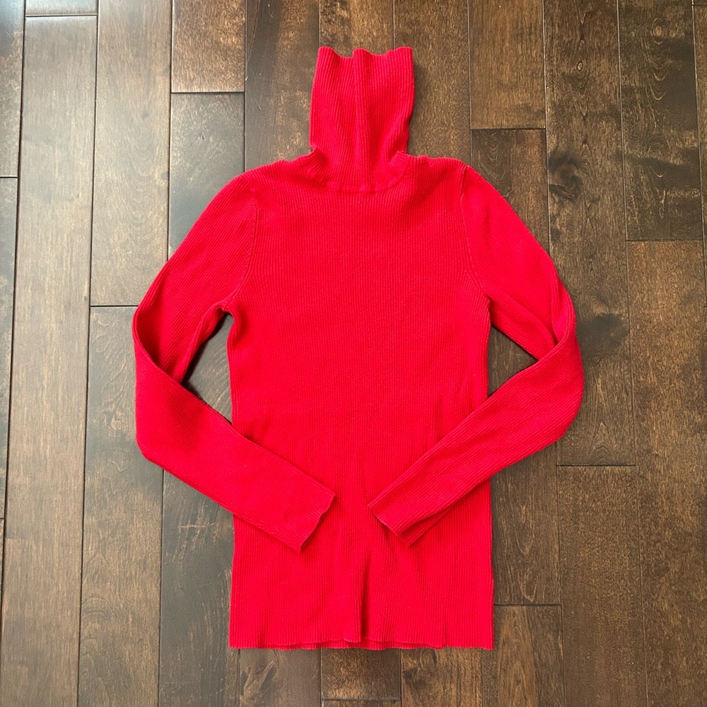 Lauren Ralph Lauren Vibrant Red Turtleneck Sweater